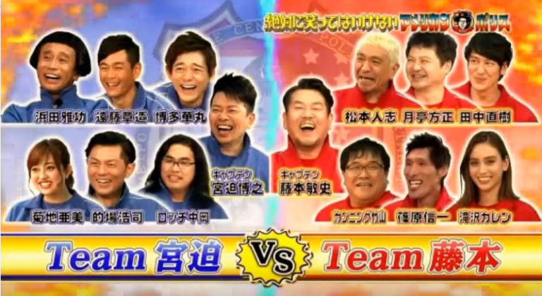 ガキの使い 絶対に笑ってはいけないアメリカンポリス24時 出演者一覧（追加情報有） | 春望